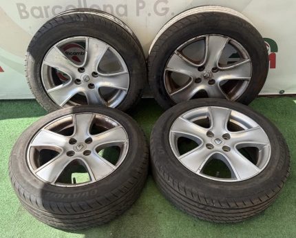4 SET KIT RUOTE CERCHI IN LEGA RENAULT CLIO 2012-2016 DISCO 16